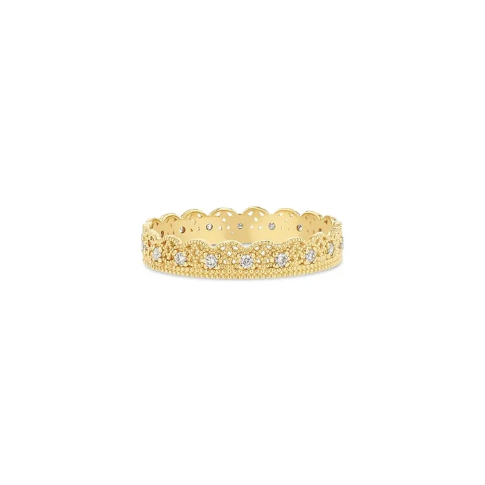 Lace Band with Diamonds