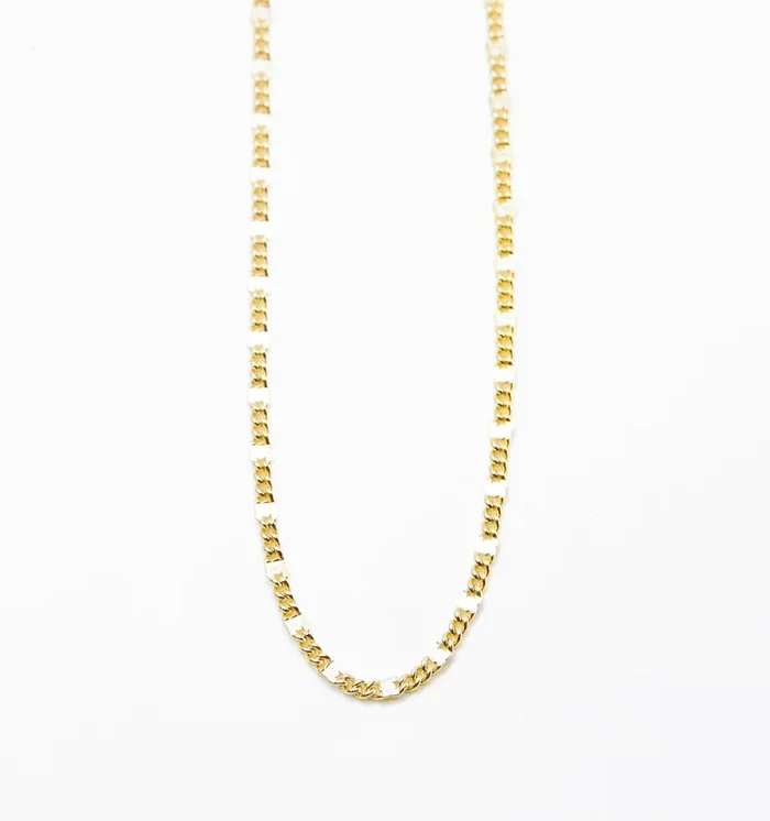Lace Gold Chain Necklace