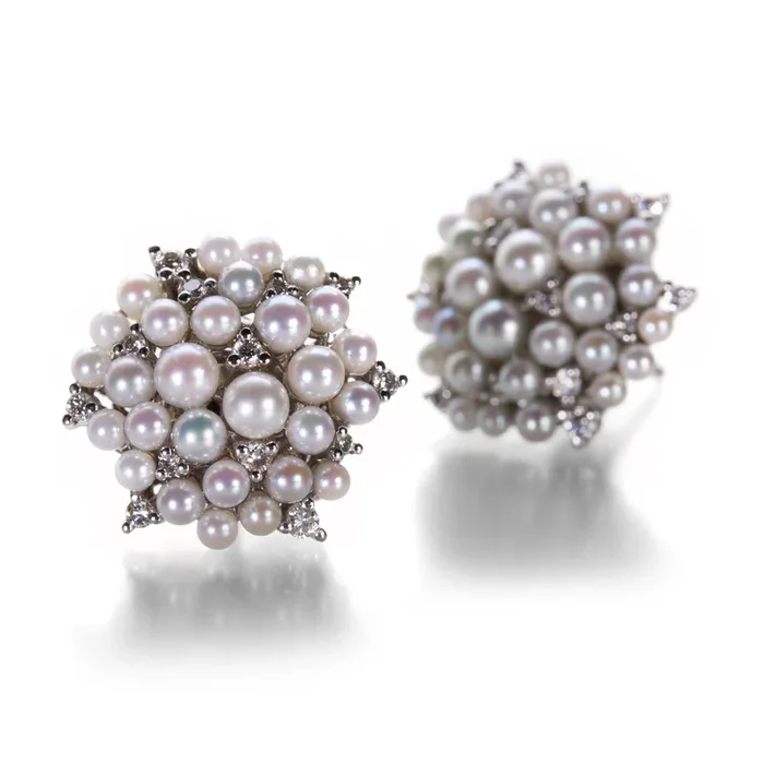 Lagrange Pearl and Diamond Studs