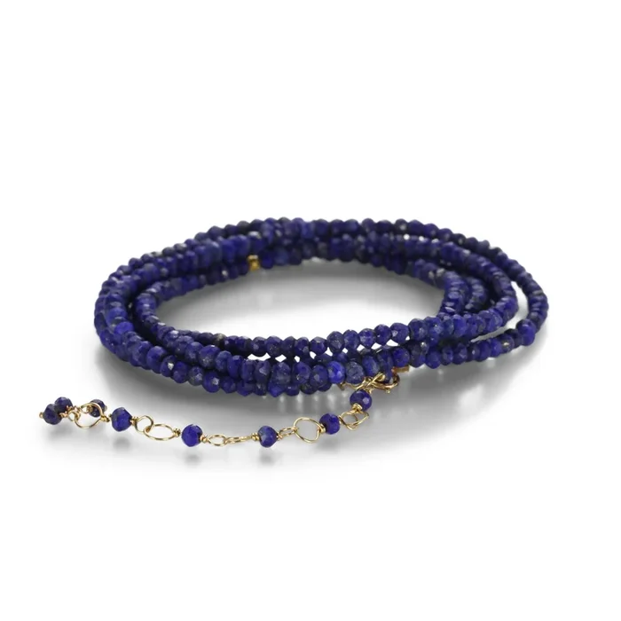 Lapis Wrap Bracelet – 34″