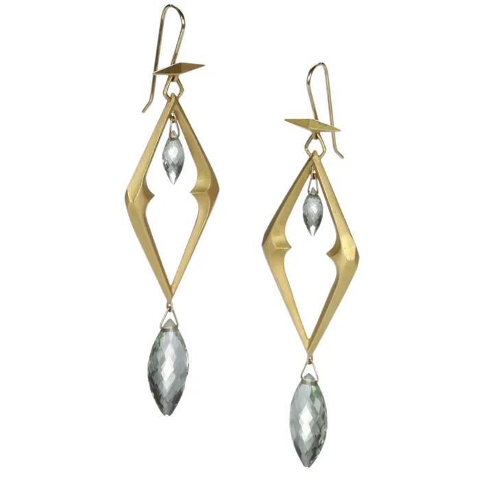 Large Chiseled Link Earring