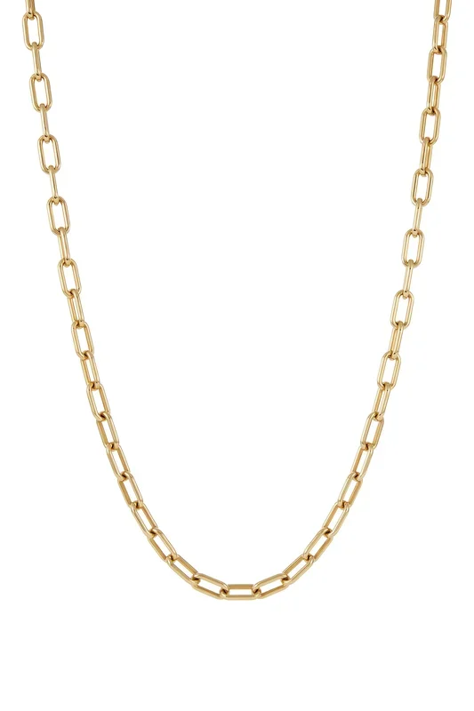 Large Link Necklace in 18K Yellow Gold (Small Links)