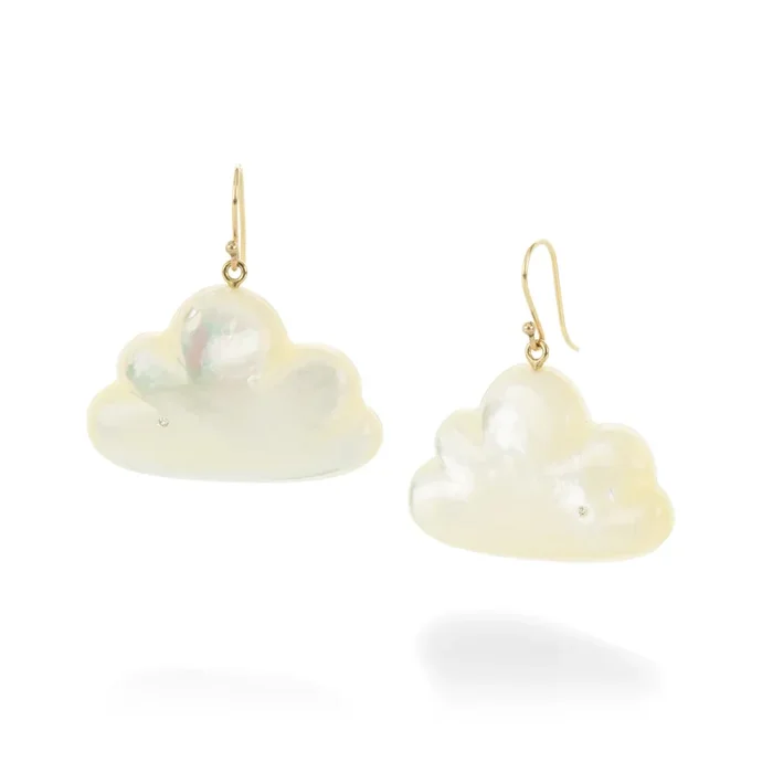 Large Mother Of Pearl Daydreamer Earrings