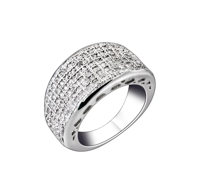 Laurie Wide Pave Ring