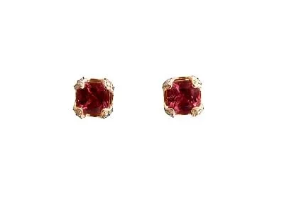 Le Vian Chocolatier Earrings featuring Passion Fruit Tourmaline Chocolate Diamonds, Vanilla Diamonds set in 14K Rose Gold