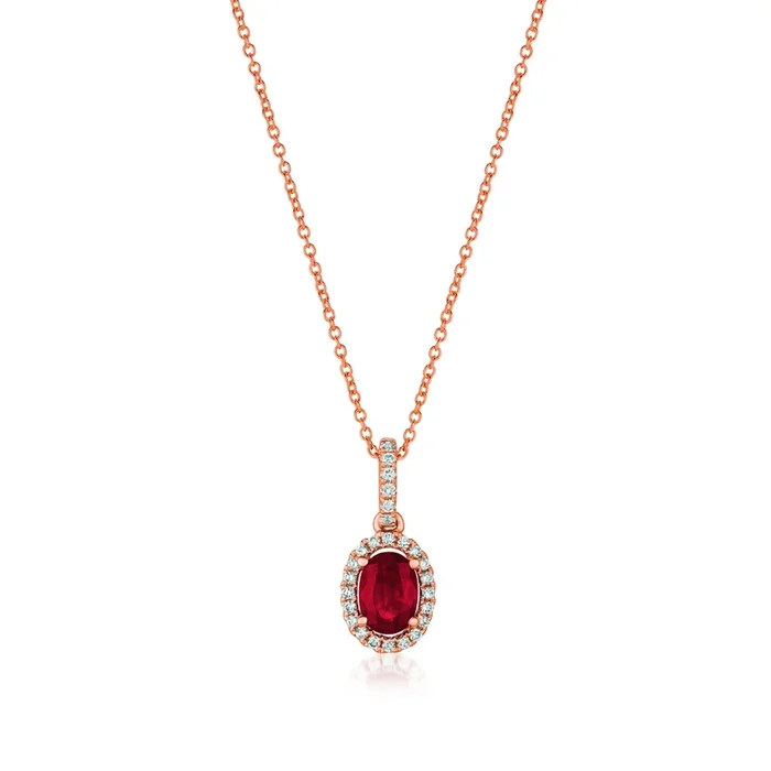 Le Vian® Oval Flame Ruby Pendant