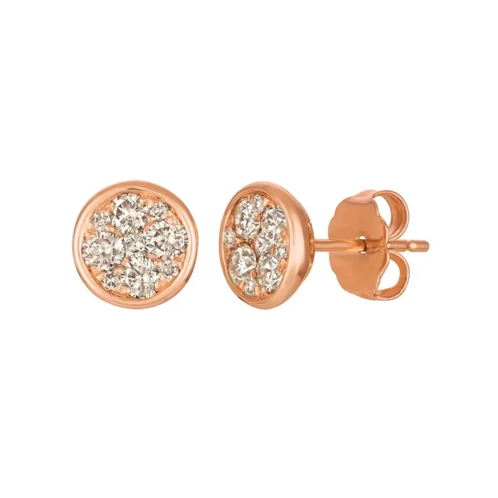 Le Vian Rose Gold Diamond Earrings