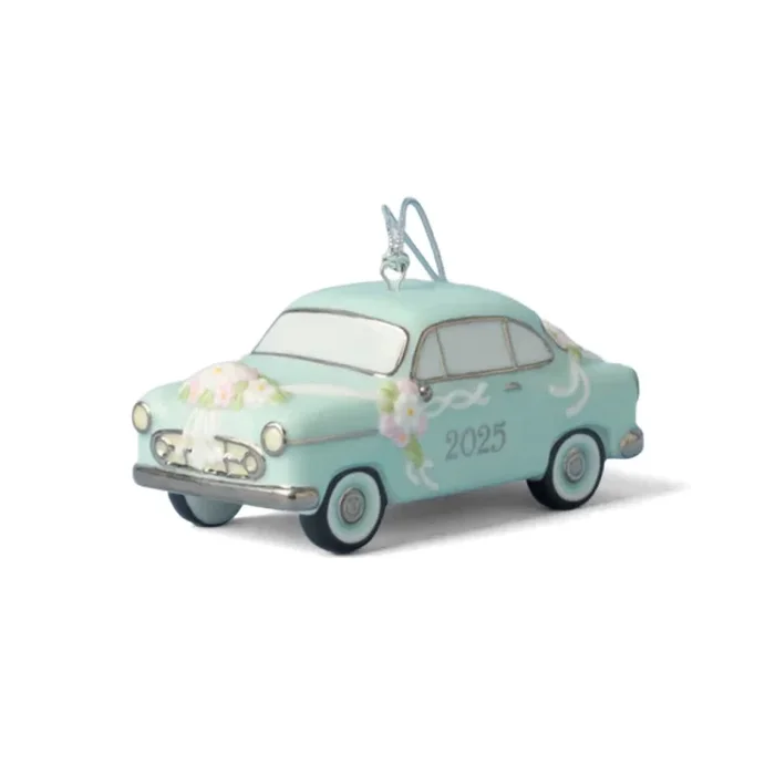 Lenox 2025 Just Married Vintage Car Ornament