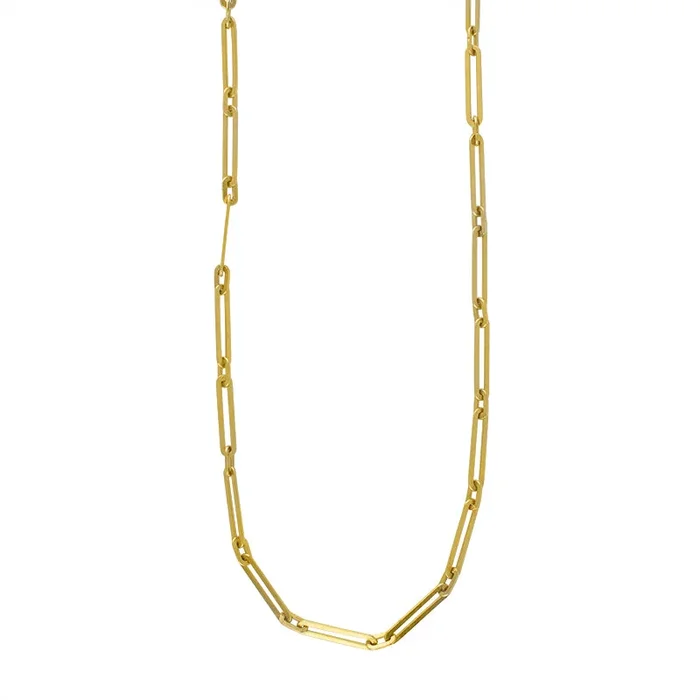 Let’s Link Up Chain Necklace in Gold – 18″ L – FINAL SALE