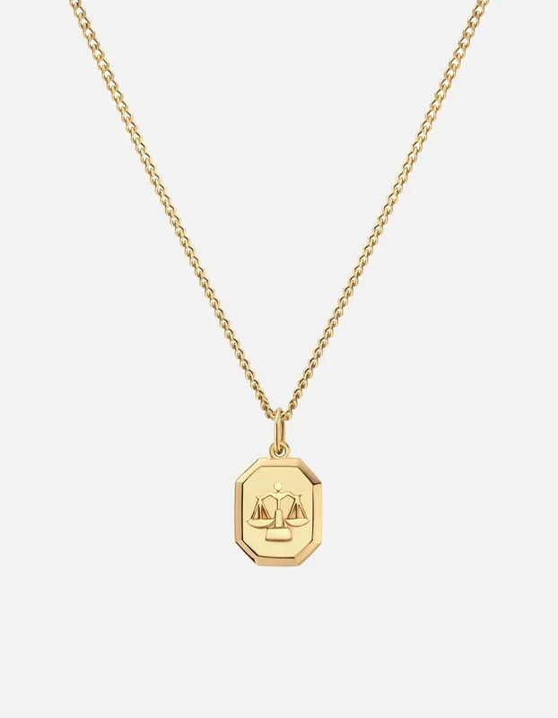 Libra Nyle Necklace, Gold Vermeil
