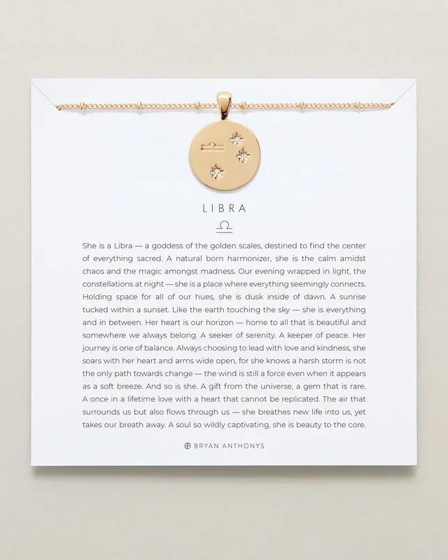 Libra — Zodiac Necklace