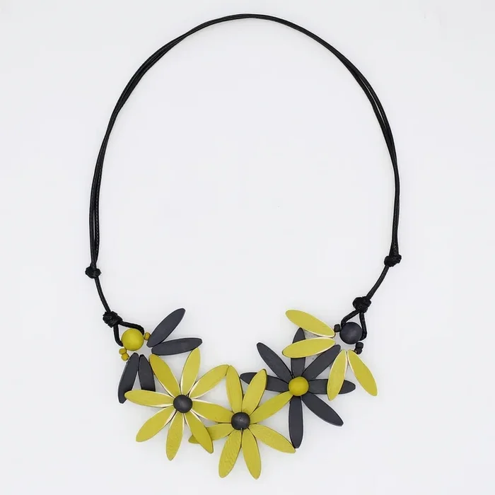 Lime Garland Nectar Statement Necklace