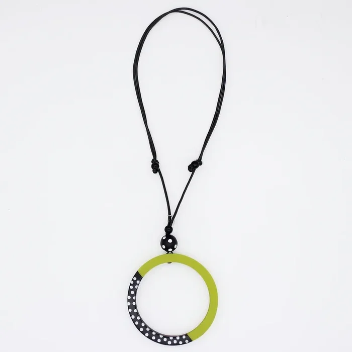 Lime Inez Pendant Necklace