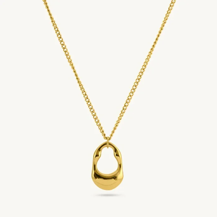Liquid Gold Heart Necklace