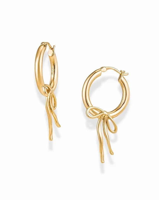 Lisette Bow Hoops