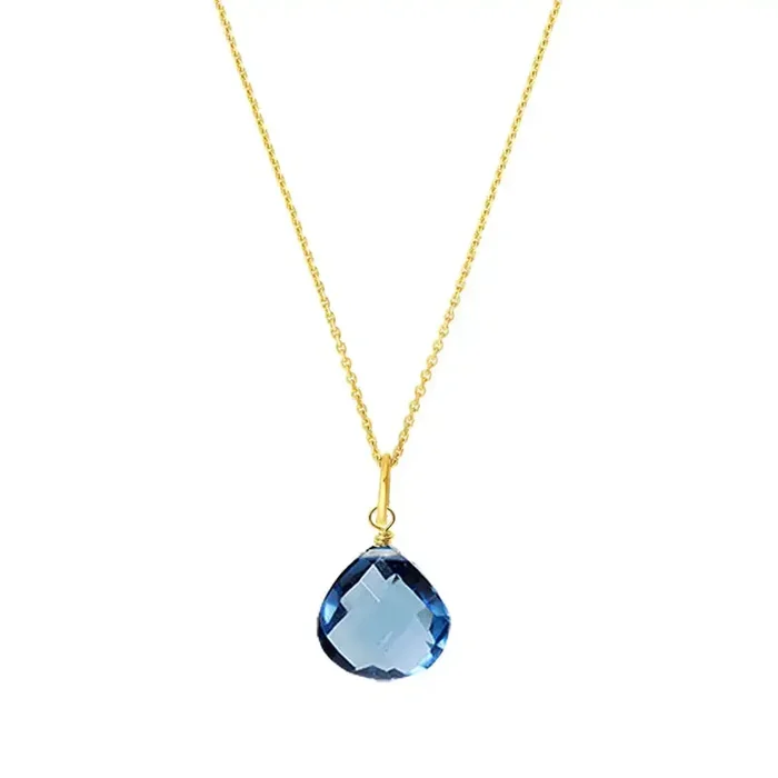 London Blue Topaz Necklace