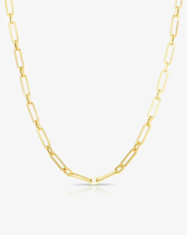 Long Link Chain Necklace