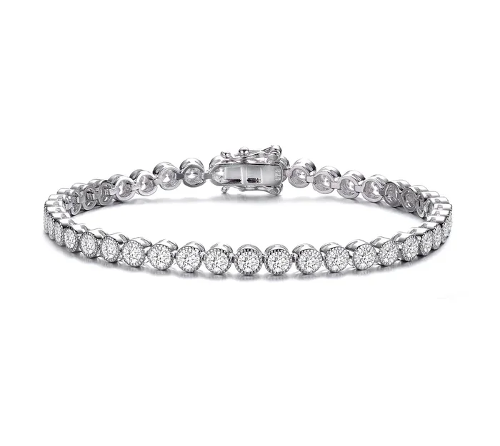 Louise Bezel Tennis Bracelet