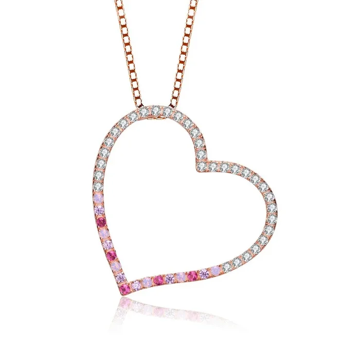 Louise Heart Contour Palette Necklace