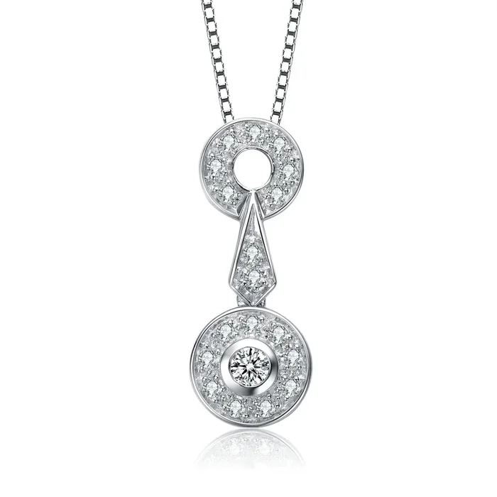 Louise Paris Circle Pendant Necklace