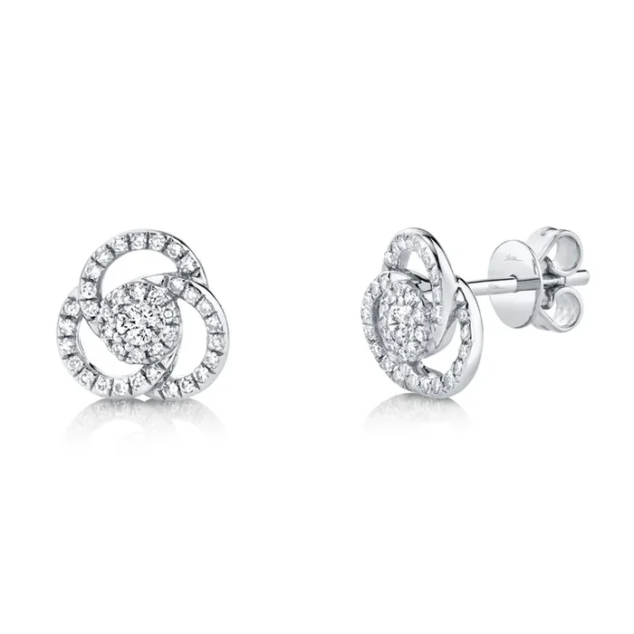 Love Knot Stud Earrings