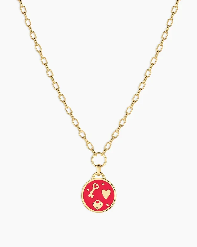 Love U Coin Necklace