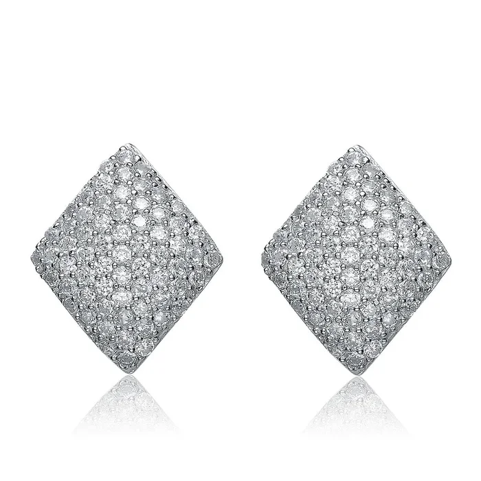 Lucie Diamond Shape Studs