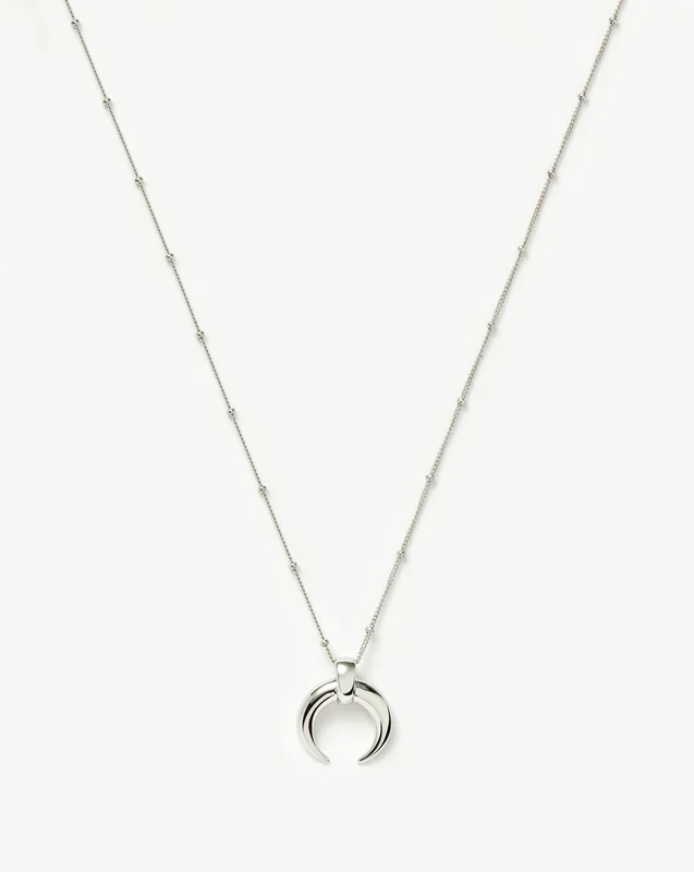 Lucy Williams Large Horn Pendant Necklace