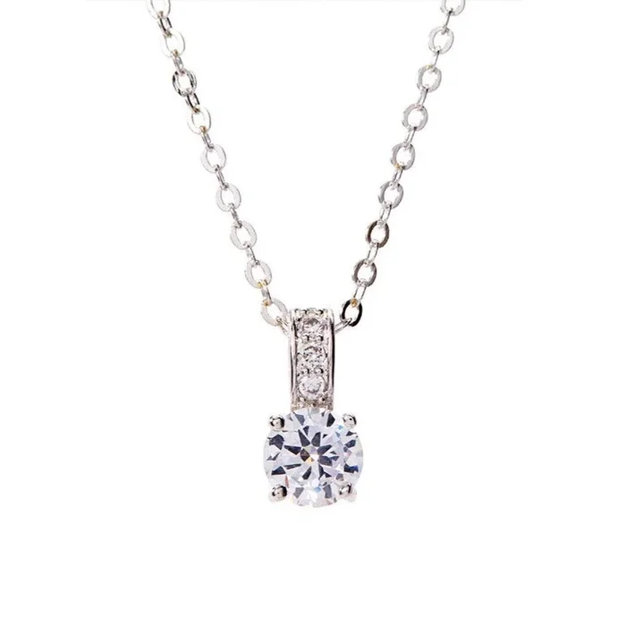 Luna Cubic Zirconia Pendant Necklace