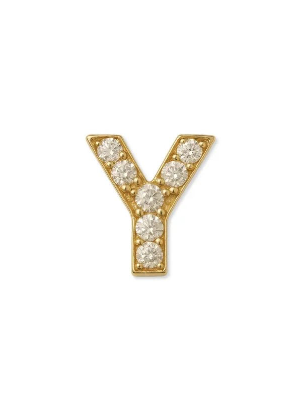 LUX Letter Slide Charms Letter Y