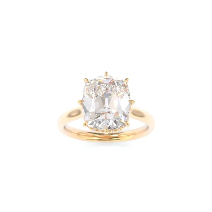 LynnieBeth Solitaire Old Mine Cushion