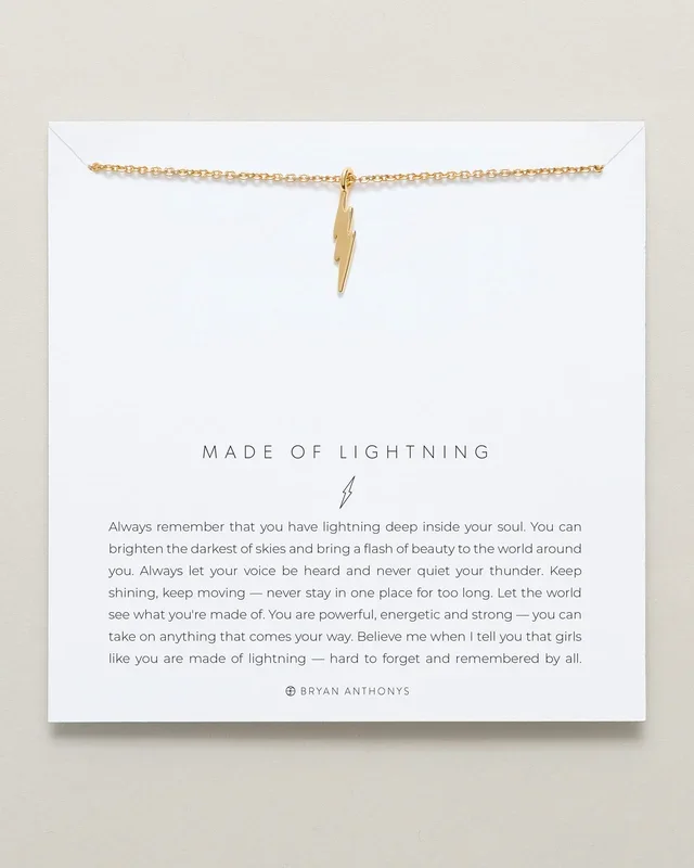 Made of Lightning Necklace