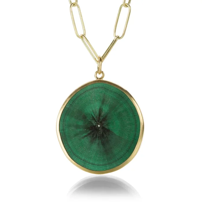 Malachite Stalagmite Pendant (Pendant Only)
