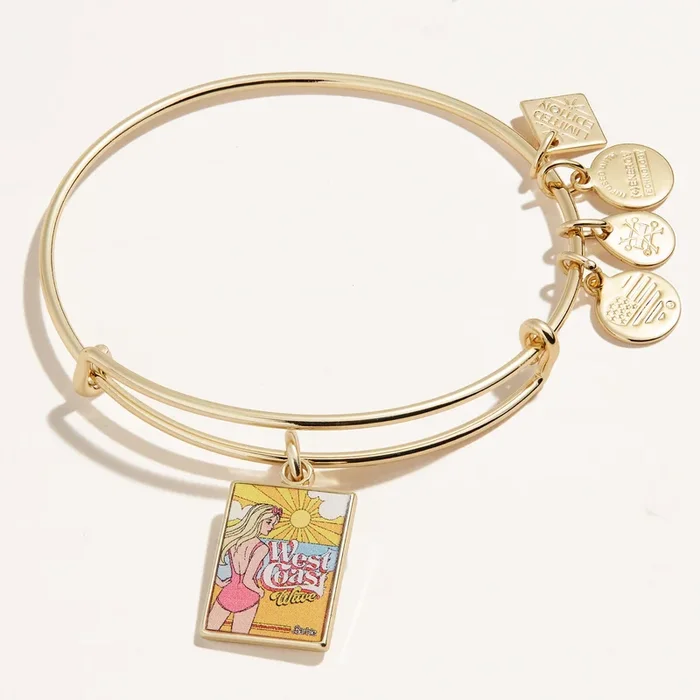 Malibu Barbie 50th Anniversary ‘West Coast Wave’ Gold Charm Bangle