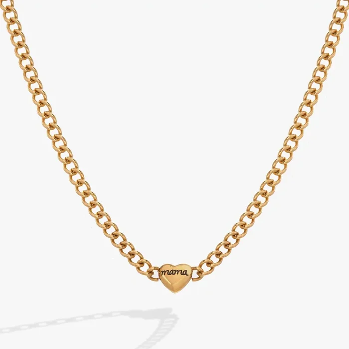 Mama Curb Chain Necklace