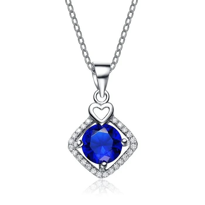 Marceline Pavé Heart Collier Necklace