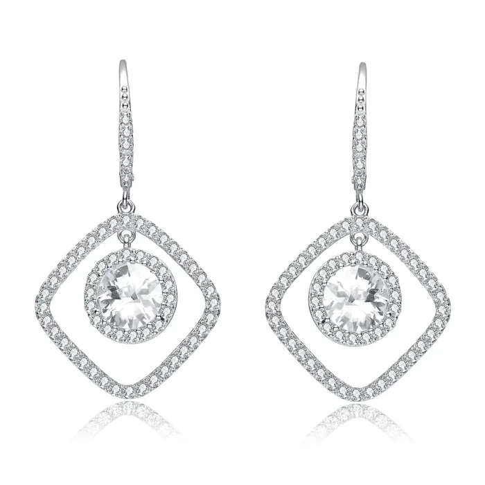 Marie Argyle Halo Earrings
