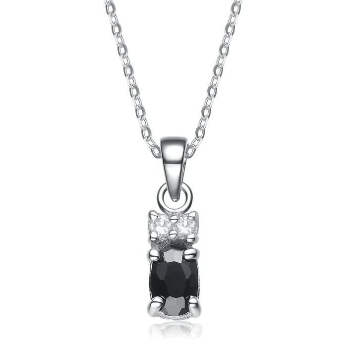 Marie Classic Dainty Black Pendant