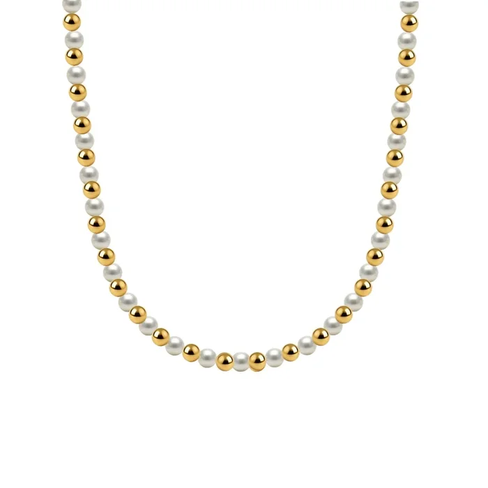 May | Gold Filled Beaded Necklace