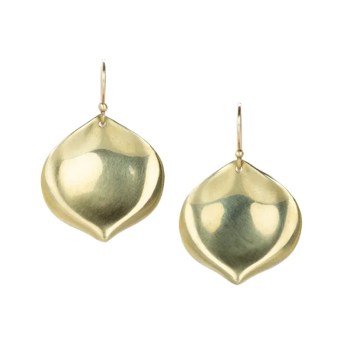 Medium 14k Rose Petal Earrings