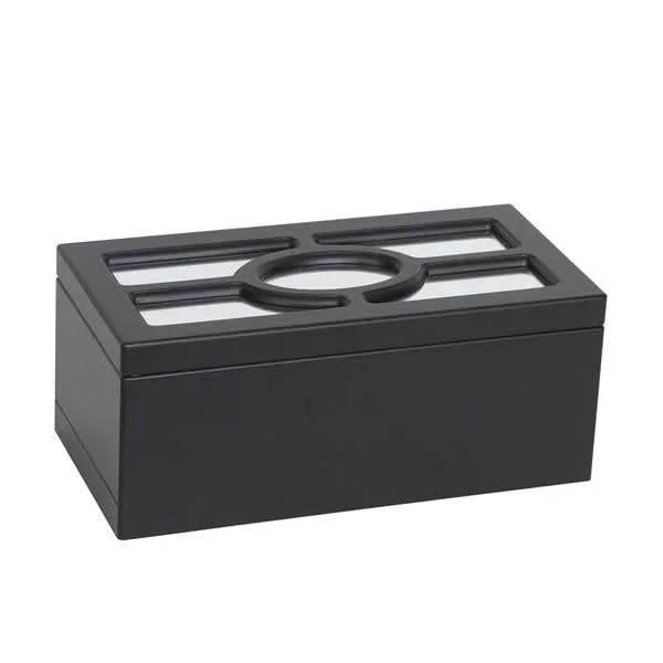 MELE Venezia Java Mirrored Lid Jewelry Box