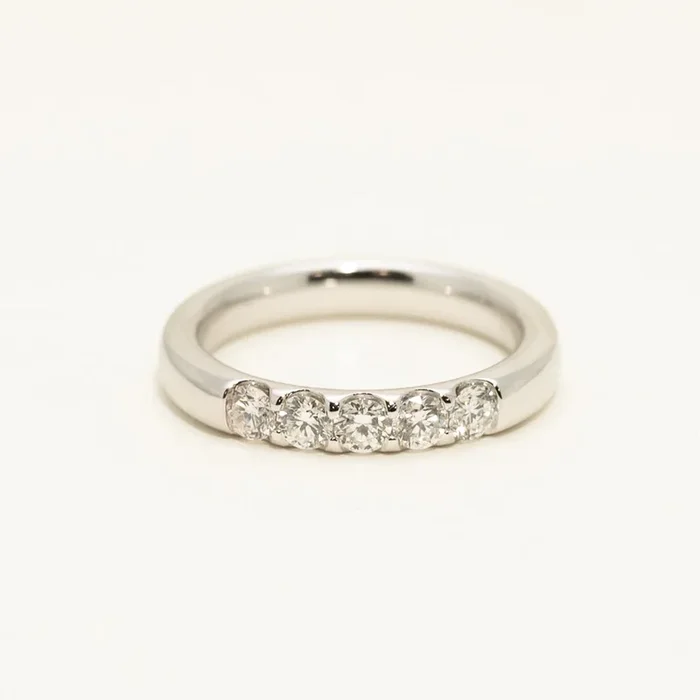 Memoire Odessa Wedding Band in 18kt White Gold (1/2ct tw)