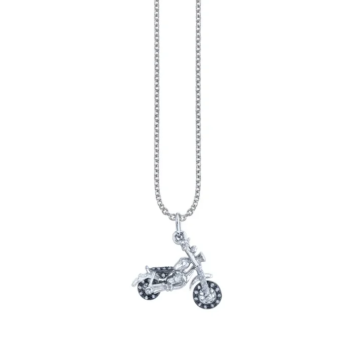 Men’s Collection Gold & Diamond Motorcycle Charm