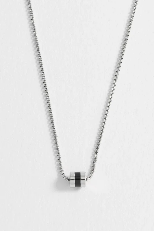 Men’s Enamel Bead Necklace