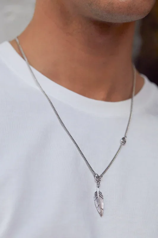 Men’s Feather Necklace