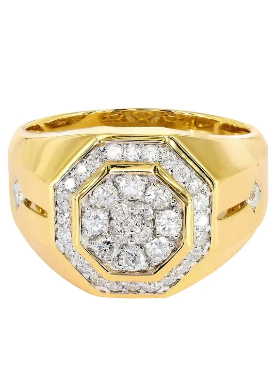 Mens Diamond Ring / Pinky Diamond Ring| 1.04 Carats