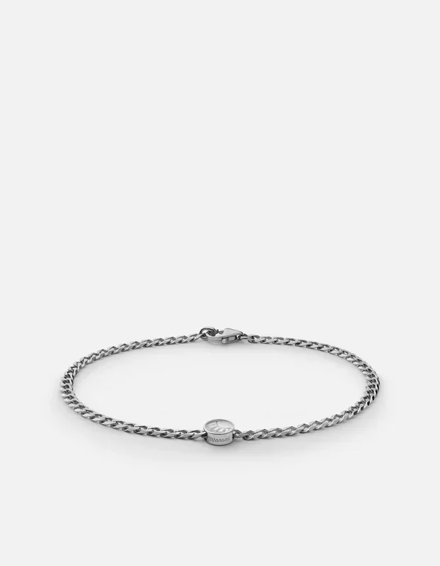 Meridian Chain Bracelet, Sterling Silver