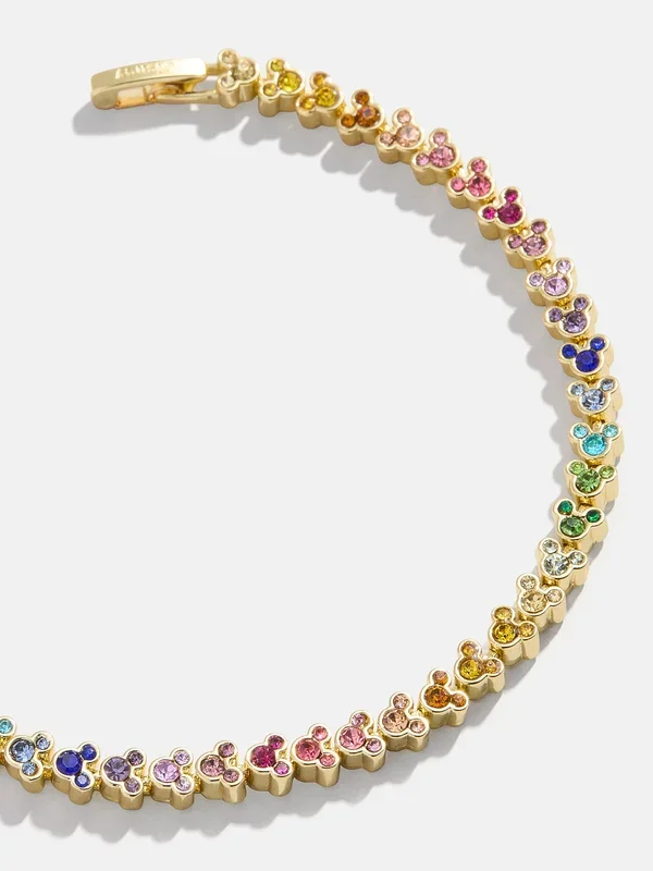 Mickey Mouse Disney Repeating Tennis Bracelet – Multi