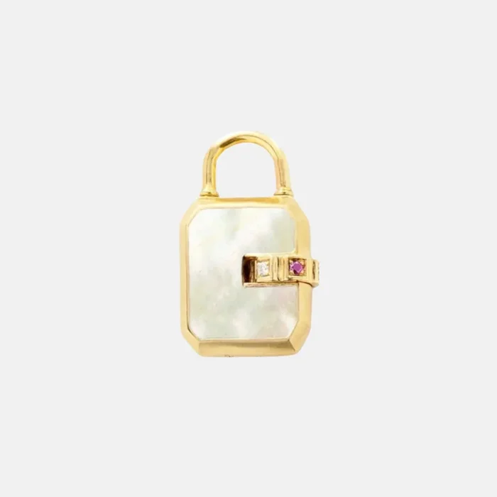 Mini Padlock, Pearl