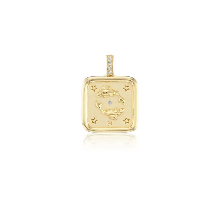 Mini Pisces Zodiac Pendant